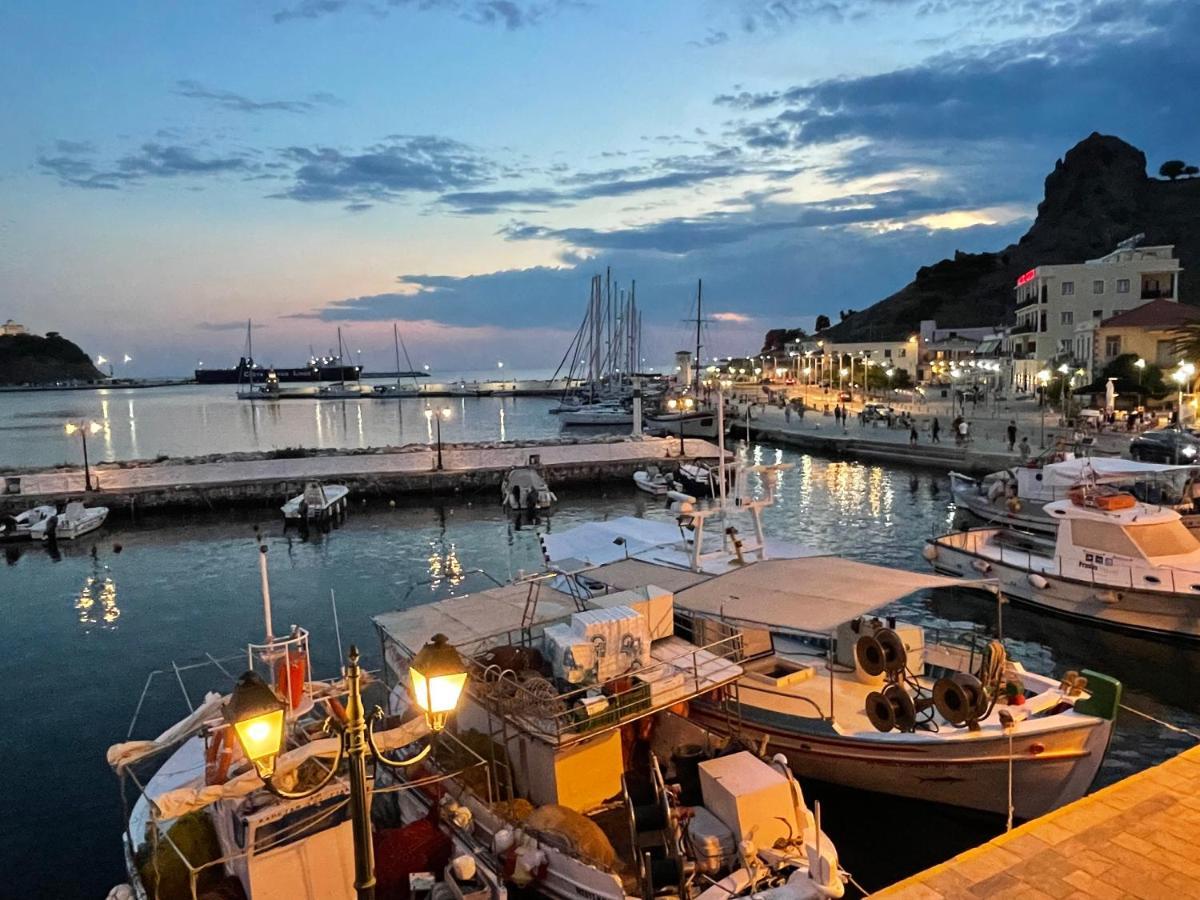 «Αγναντιο L» Δωμάτιο Με Μοναδική Θέα! Myrina Bagian luar foto
